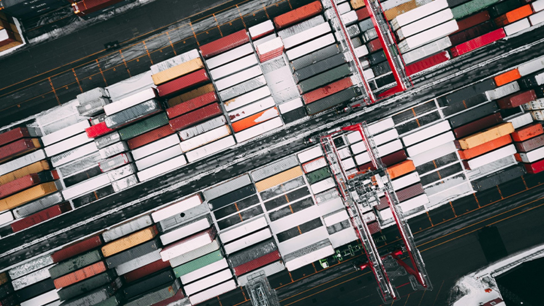 Containers seen from above, the image the chamber gives its Trade working group